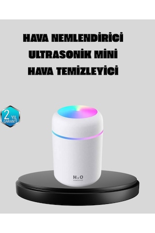 Taşınabilir Usb Mini Nemlendirici Led Aydınlatmalı Çift Püskürtme Modu