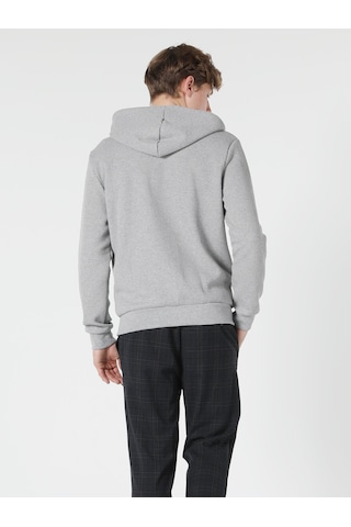 Colin's Regular Fit Kapüşonlu Erkek Ceket CL1055410_Q1.V2_MGA Gri Melanj