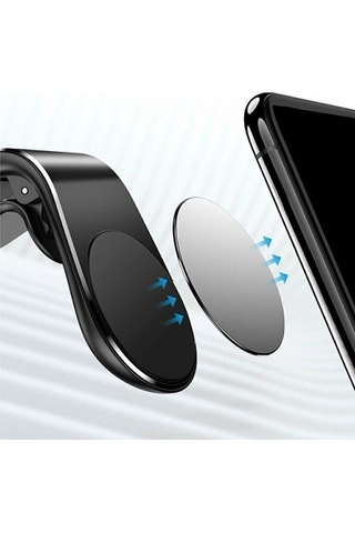 Mıknatıslı Siyah Araç Içi Telefon Tutucu