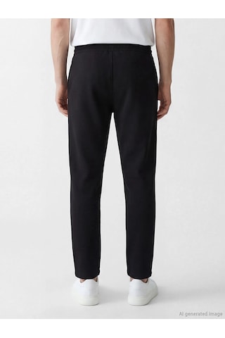 LC Waikiki Southblue Siyah Standart Kalıp Erkek Eşofman Altı New Black