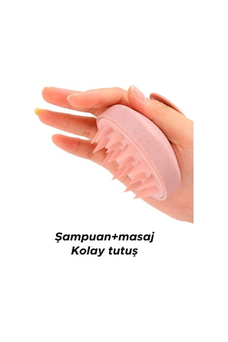 Elsa Professional Duş Tarağı Yumuşak Silikon Saç Yıkama&saç Derisi Masaj Tarağı