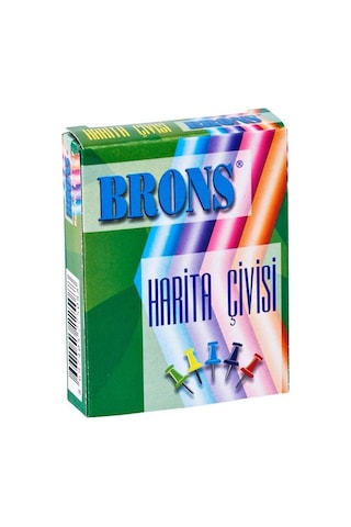 Brons Br-357 Mantar Pano - Harita Çivisi 20'li