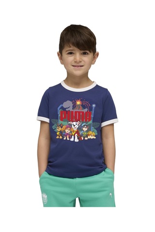 Puma Puma X Paw Patrol Ringer Erkek Çocuk Mavi Koşu Tişört 1340 Lacivert