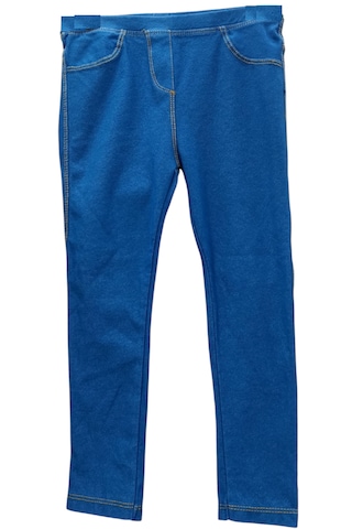 Kız Çocuk Kot Pantolon Görünümlü Mevsimlik Mavi Renk Tayt Mavi