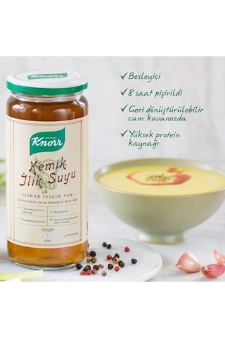 Cam Kavanoz Tavuk Suyu 480ml X1 + Cam Kavanoz Kemik İlik Suyu 480ml X1 12 Izgara