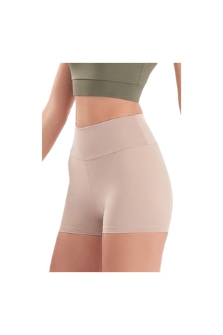 Josejuan Kadın Mini Spor Şort Tayt Yüksek Bel Sıkılaştırıcı 7400-taş Taş