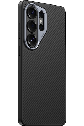 Galaxy Uyumlu S26 Ultra Kılıf Karbon Fiber M-safe Uyumlu Benks Hybrid Armorpro 600d Kevlar Kapak Siyah Siyah