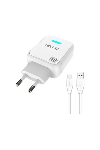 Hepu 3.0 Qualcomm 18w Hızlı Şarj Aleti Type-c Kablo Adaptör Set S