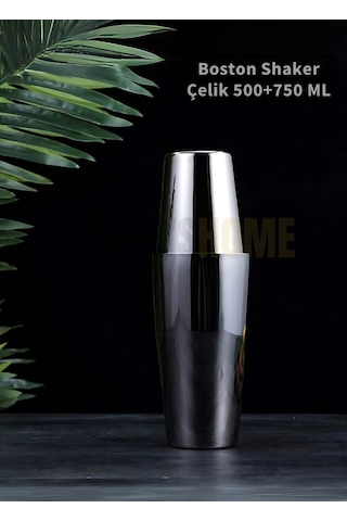 Jet's Home Boston Shaker Çelik Paslanmaz Çelik Kokteyl Shaker 500+750 Ml