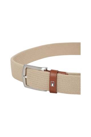 Tommy Hilfiger Denton Elastıc 3.5 Erkek Bej Kemer - Am0am13354 Bej