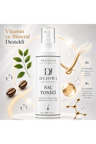 Dejowi V50 Premium Keratin Destekli Saç Ve Saç Derisi Toniği 200ml