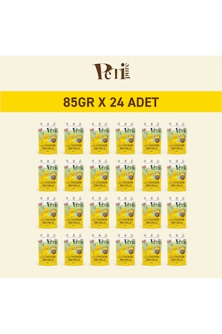 Tavuklu Yaş Kedi Maması 85 Gr X 24 Adet Jöle İçinde Parça Etli - Yetişkin Kedi