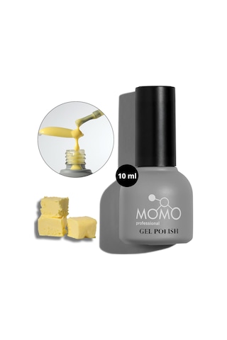 Momo Professional Limited Edition Butter Yellow French Cover Rubber Base Coat 10 Ml