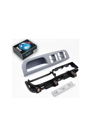 Vw Golf 4 Bora Gri Kapı Kolu Cam Düğme Çerçeve Kapak Seti