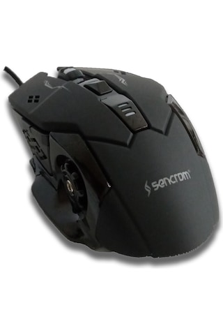 Sencrom Sm-x4 Siyah 2400 Dpı Oyuncu Mouse SM-X4