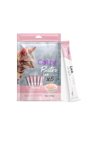 Catty Bistro Ton Balıklı Yavru Kedi Krema Ödülü 5 X 14 Gr