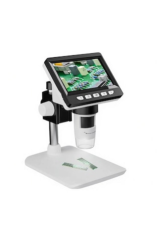 Ece Opto-edu Dijital Mikroskop Tamirci Mikroskobu Mini 4.3" Ips Lcd Ekran 1000x 1080p Büyütme