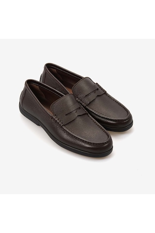 Andrea Giovanni Andrea Gıovannı Erkek Loafer 602a Kahve Geyik