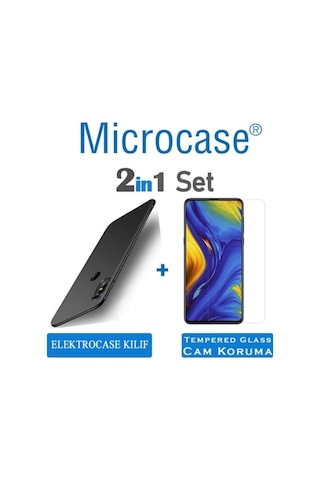 Xiaomi Mi Mix 3 Elektrocase Serisi Silikon Kilif + Cam (Seçin) 318335330 - Seçenek / Cam Koruma-Tempered Glass Istemiyorum