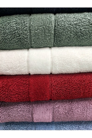 Özdilek Svv Border -6 Lı- Kalın & Yumuşak El Yüz Havlusu 40x76 - V2 Yeşil