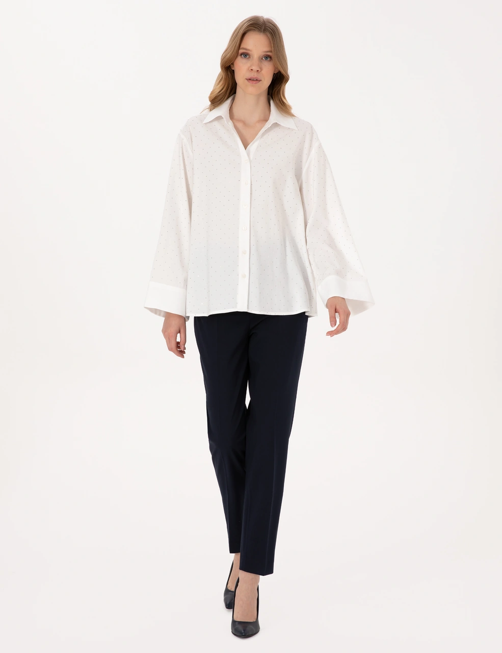 Pierre Cardin Kadın Lacivert Pantolon 50318977-vr033 Lacivert