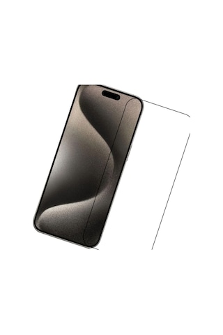 Apple iPhone 15 Pro Uyumlu Kırılmaz Ekran Koruyucu Temperli Cam