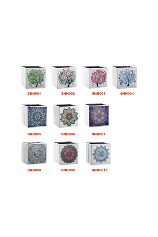 Xiyyadms Dıy El Sanatı İçin Gömlekli Saklama Kutusu - Beyaz Kumaş, 25cm, Alet Seti Dahil Diğer