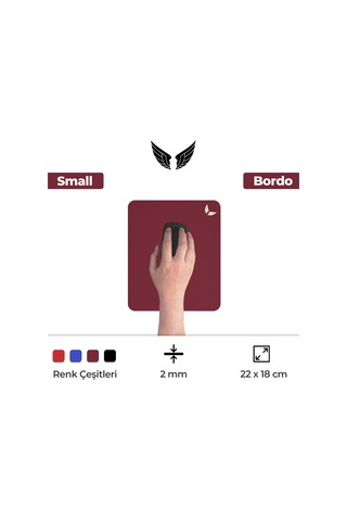 Golite Küçük Mouse Pad Bordo 18X22