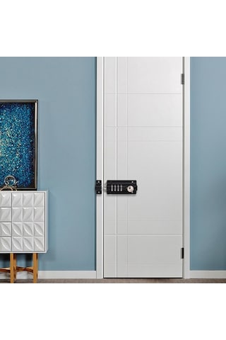 Trendooze Yaratıcı Bahçe Açık Yardımcı Mandal Mat-siyah Kilidi 122x48x40mm