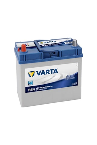 12V 45 Ah Amper 330A Varta Akü Bluedynamic B34 (Ters Kutup) / 262371611