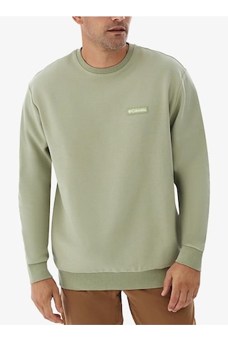 Columbia Cs0382 Csc M Gem Columbia Label Crewneck Erkek Sweatshirt Yeşil