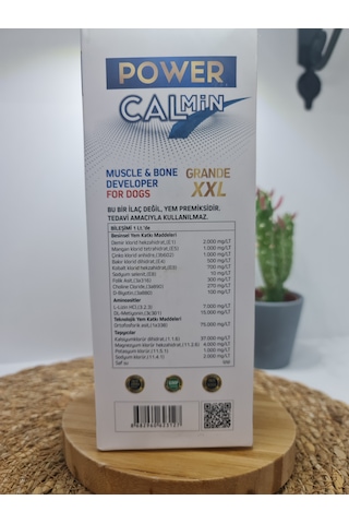 Animari Power Calmin Köpekler İçin Mineral Ve Amino Asit 500 G
