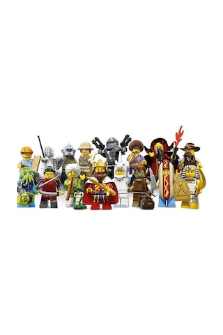Lego Minifigür - Seri 13 - 71008 - 16 Figür Tam Set