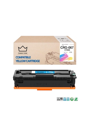 Canon Crg-067 Uyumlu Toner Mavi / Lbp-631cw - Lbp-633cdw - Mf-651cw - Mf-655cdw - Mf-655cx - Mf-657cdw