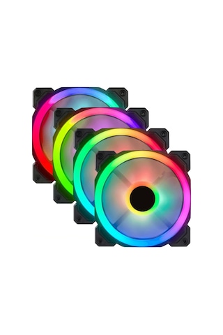 Gameforce Rgb Kasa Fan Seti 4X120Mm Kumanda Ve Kontrolcü
