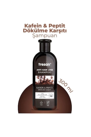Tresan Kafein Peptit Dökülme Karşıtı Şampuan 300 ML