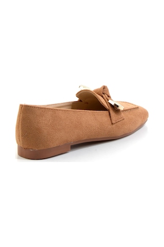 Bambi Taba Kadın Loafer Ayakkabı K01641022472 Taba