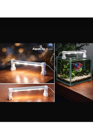 Aquaclip 20 Cm Mini Beta Akvaryumu Aydınlatma
