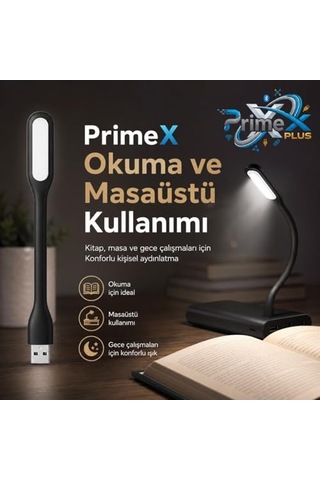 Px-40 Siyah Usb Led Esnek Usb Led Aydınlatma Güçlendirilmiş Beyaz Işık