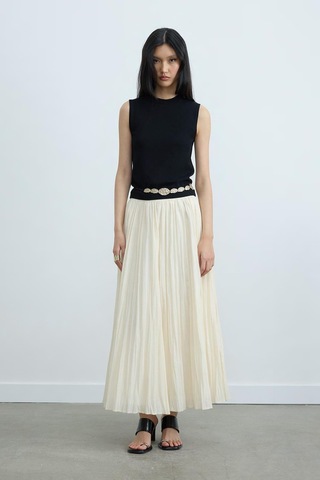 Suud Collection Siyah Lea Triko Bluz