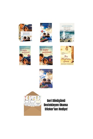 Khaled Hosseini 7 Kitap Set + Okuma Sticker'ları