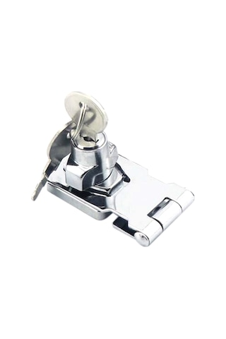 Yuntech01 Zink Çelik 3 İnç Gümrük Kilitli Tıraşlı Kilit, Depo/kapı/giyotin Güvenliği, Anahtar Ve Vida Seti