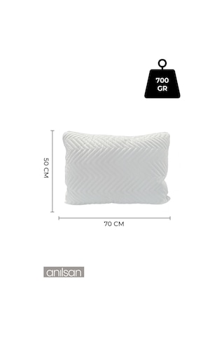 2'li Klimalı Ortopedik Yastık - Yumuşak Ve Hava Kanallı 50x70 Cm, 700 Gr Premium Silikon