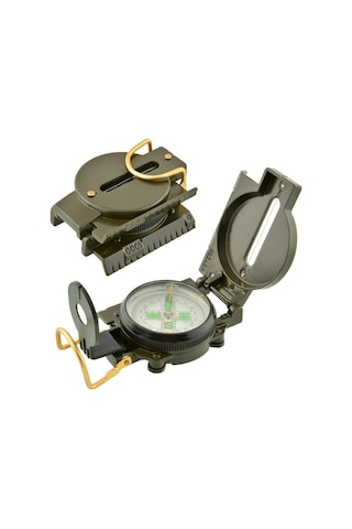 Lensatic Compass Metal Kasa Askeri Pusula