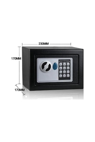 Elektronik Şifreli Para Kasası Çelik Otel Tipi Para Kasası 3Mm