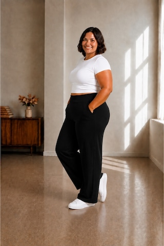 Sngl Tekstil Kadın Büyük Beden Pantolon S M L Xl 2xl 3xl 4xl 5xl 6xl 7xl 8xl 9xl Siyah
