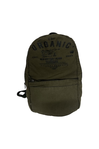Old Cotton Cargo Kaliteli Tek Bölmeli Vintage Disayn Sırt Gezi Çantası Zermatt Bag 5122 Koyu Yeşil
