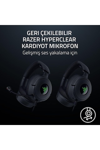 Razer Kraken V4 X Kablolu Pc Oyuncu Kulaklığı