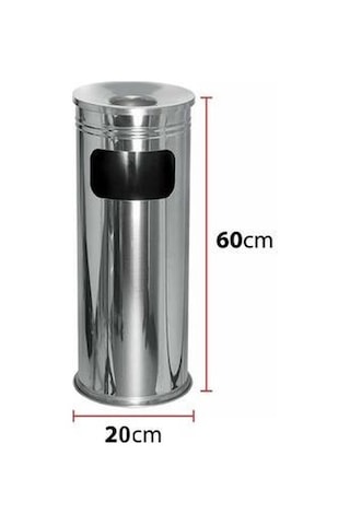 Palex Kolon Küllük Çöp Kovası Paslanmaz 20X60 2No