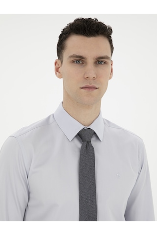Pierre Cardin Erkek Gri Gömlek Basic 50286102-vr024 Gri